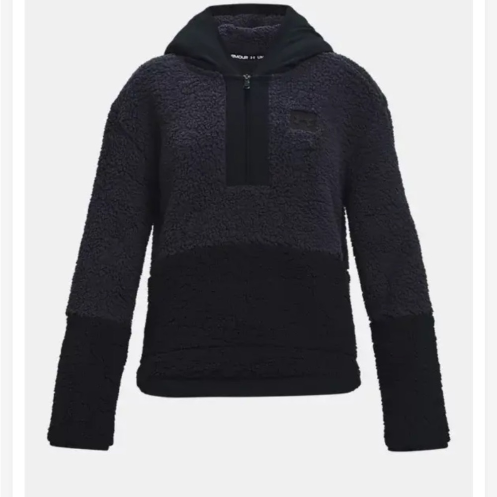 UNDER ARMOUR GIRLS' UA SHERPA ½ ZIP HOODIE/SWEATSHIRT